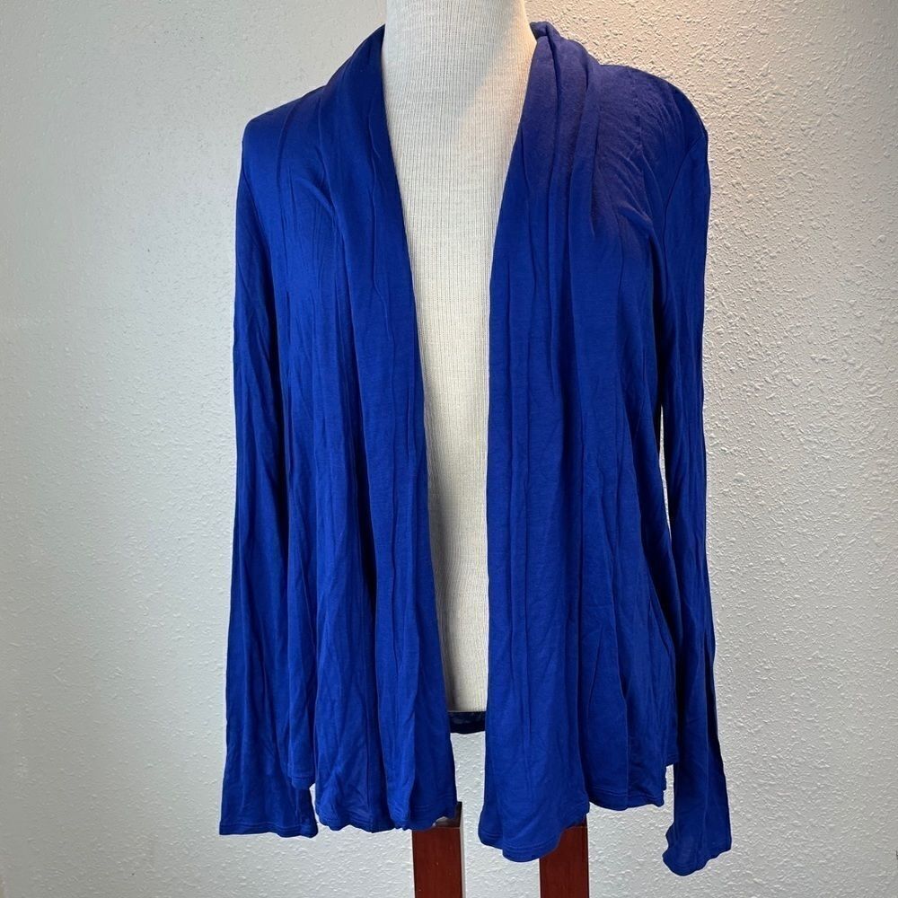 NWT Ellen Tracy Blue Blouse Top Size M